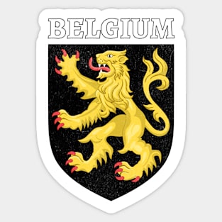 Belgian Coat of Arms Sticker